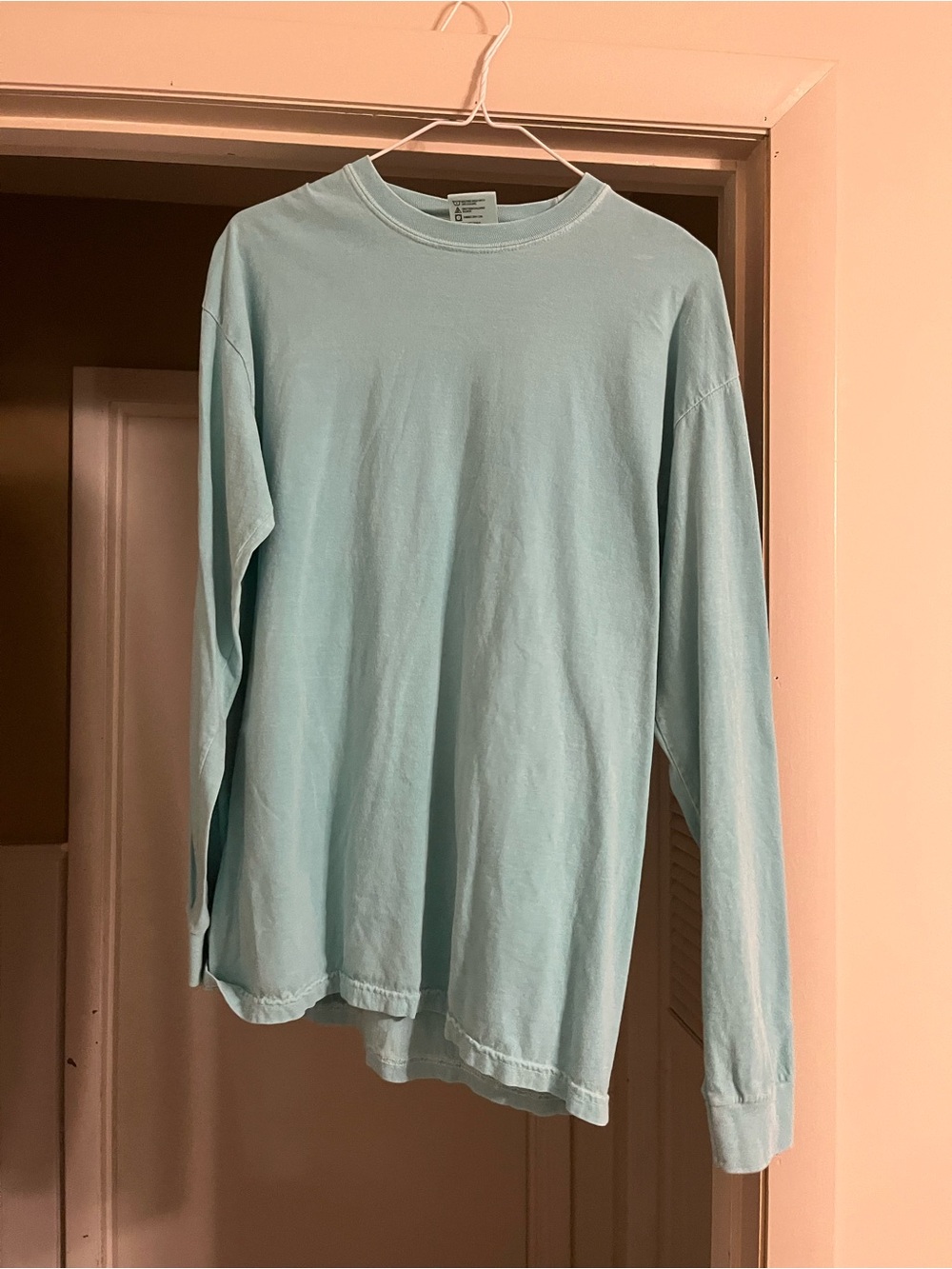 Comfort Colors Long Sleeve Tee - Light Blue
